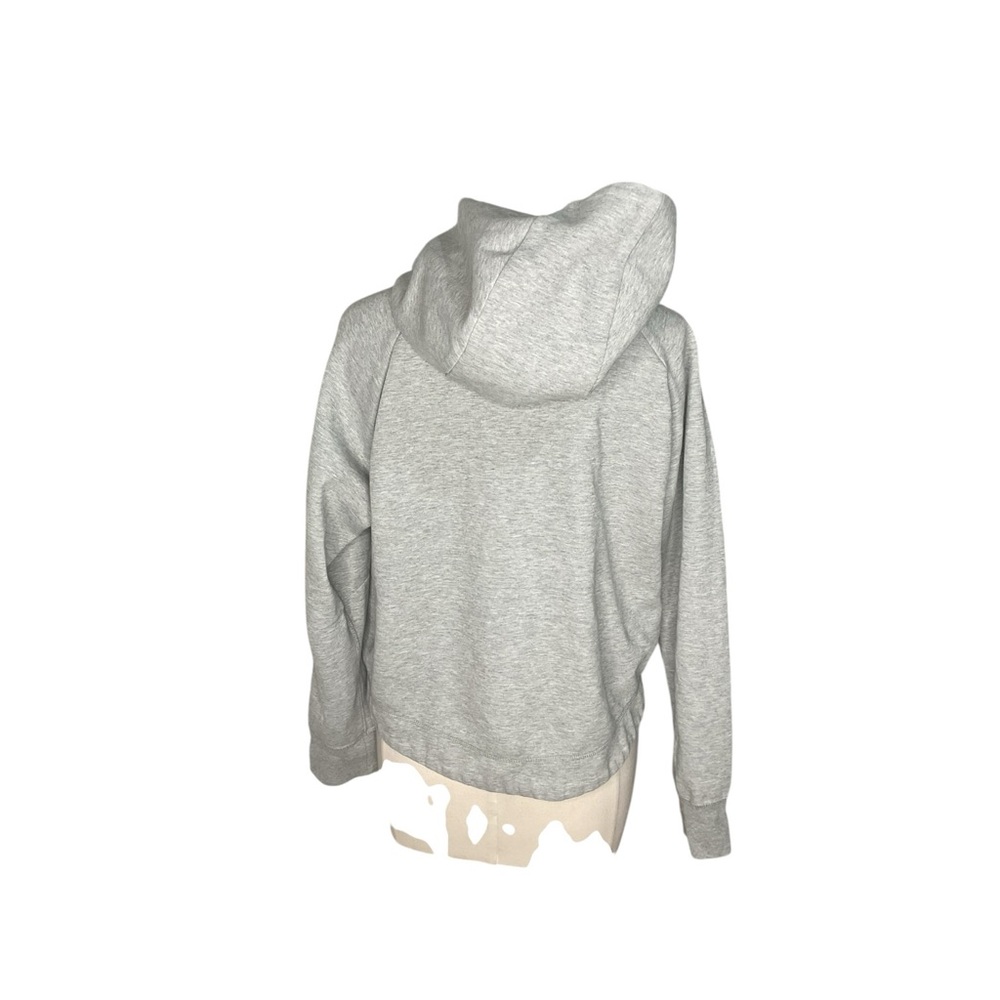 Nike Zip Up Hoodie Gray Full Zip Sweatshirt Mens Medium Swoosh Athletic Jacket - Picture 3 of 5